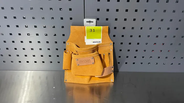 Werkzeug-Gürteltasche aus strapazierfähigem Echtleder